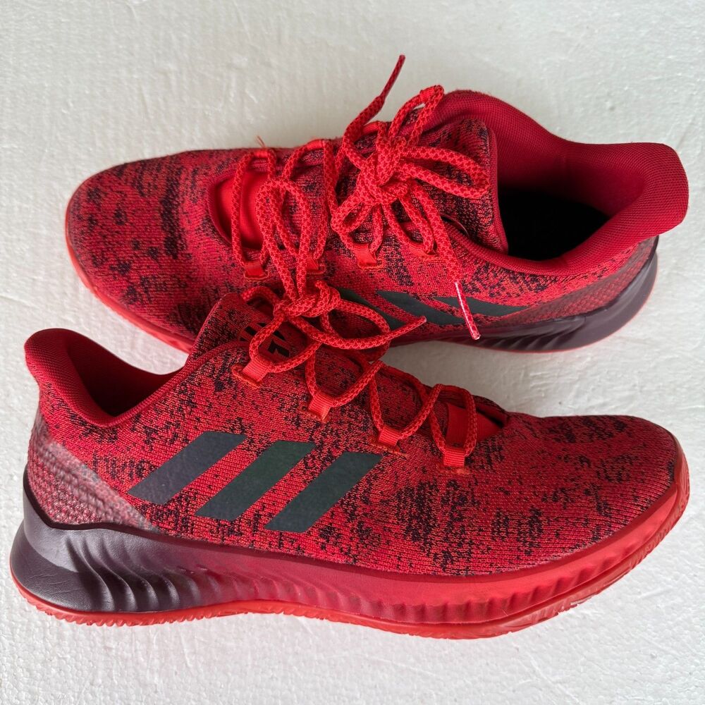 Size 10.5 - Adidas James Harden Men's Rare RED JZTCG Basketball Sneakers